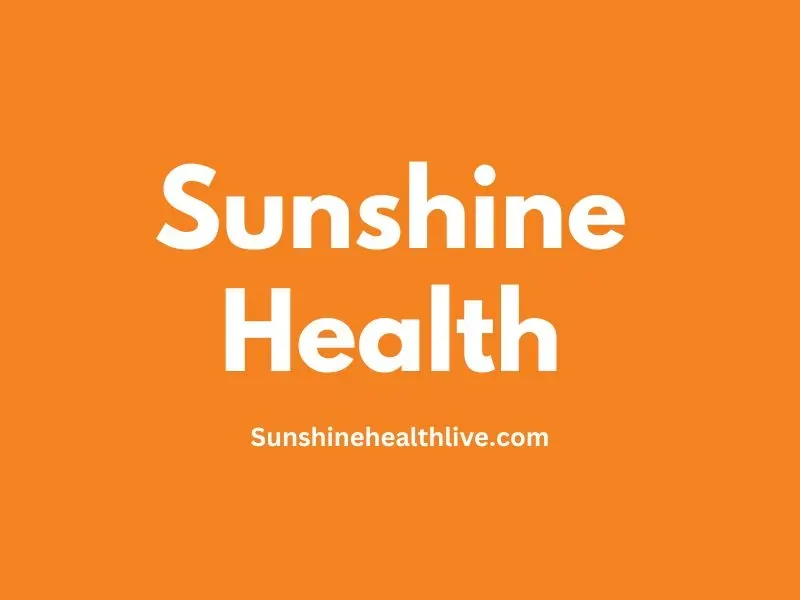 Sunshine health Login